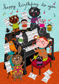 C&eacute;l&eacute;bration joyeuse autour du piano